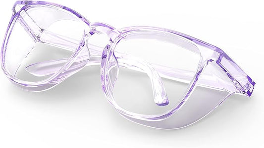 Stylish Safety Glasses, Clear Anti-Fog Anti-Scratch Protective Glasses For Men And Women