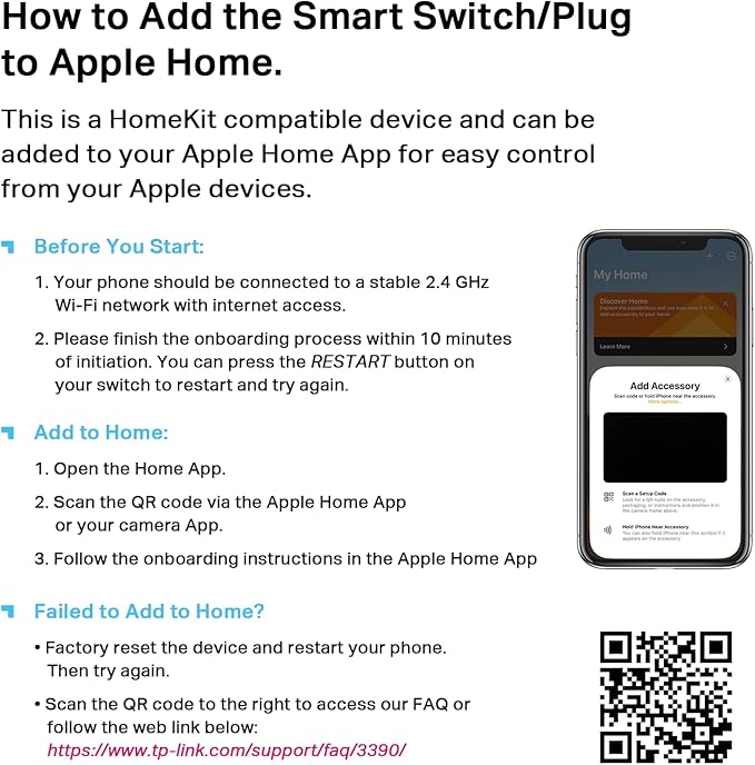 TP-Link Tapo Apple HomeKit Smart Plug Mini, Compact Design, 15A/1800W Max, Super Easy Setup, Works with Siri, Alexa & Google Home, UL Certified, 2.4G Wi-Fi Only, White, Tapo P125(4-Pack)