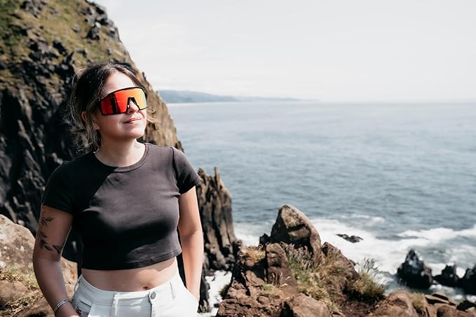 X Power ANSI Z87+ Safety Shield Sunglasses Impact Resistant Polycarbonate Lens & Frame (Made In Taiwan)