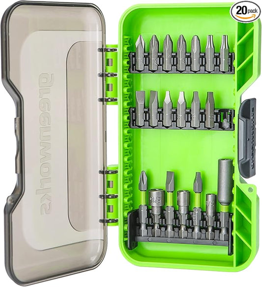 Greenworks 20 Piece Impact Rated Driving Set