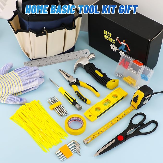 Gifts for Teen Boys, Christmas Gifts for Him 10 11 12 13 14 15 16 17 18 Year Old, Teenage Tween Boy Birthday Gifts Ideas for Son Boyfriend Husband Unique Housewarming Hand Tool Set