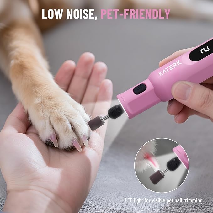 Katerk Cordless Rotary Tool Kit, 3.7V Mini Rotary Tool with 5 Speed and 70PCS Accessories, 20000RPM, USB Charging Multi-Purpose Power Tool for Engraving, Sanding, Drilling, Polishing, Cutting, Pink