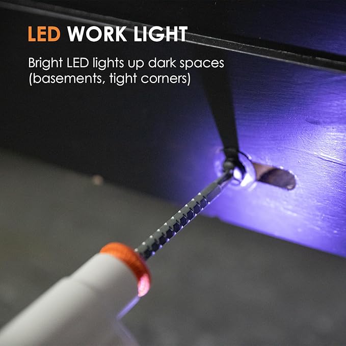 Electric Screwdriver 3.6V, USB Long-lasting Powerful Electric Screwdriver Set, Cordless Drill with LED Light, 14 PCS Driver Bit(White)