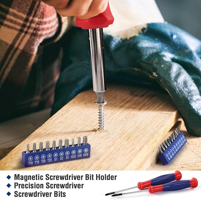 WORKPRO 35-Piece Tools Set, General Household Tool Kit with Storage Toolbox, Basic Tool Set for Home, Garage, Apartment, Dorm, New House, Back to School, and as a Gift