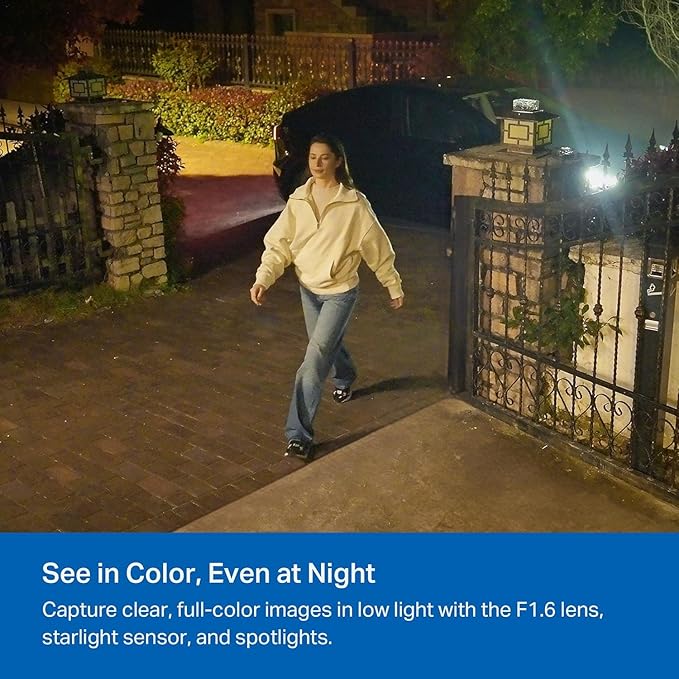 Tapo 4K Ultra HD Outdoor Battery Security Camera – Up to 200 Day Battery, Free Person/Vehicle Detection, Starlight Color Night Vision, Works w/Alexa and Google Home, MagCam 4K, 3-Pack