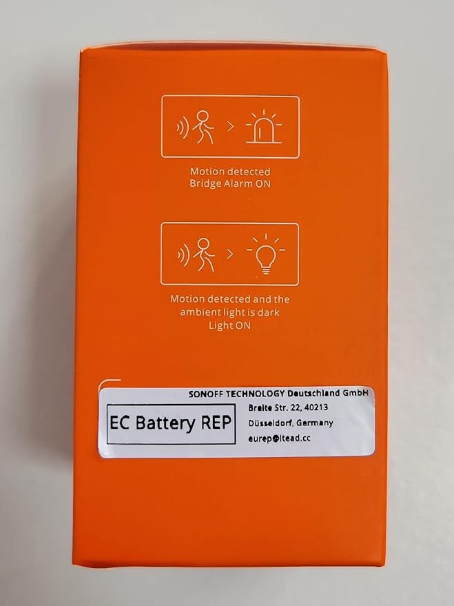 SONOFF SNZB-03P Zigbee Motion Sensor, 3-Year Battery Life, for Alert System and Automations Wireless Motion Detector, SONOFF Zigbee Bridge Required, Batteries Included(2 Pack)