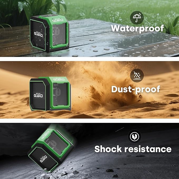 Green Laser Level with Adjustable Tripod Self-leveling& Manual Mode Horizontal and Vertical Lazer Level, 2xAA Batteries for Construction Home Decoration DIY etc.