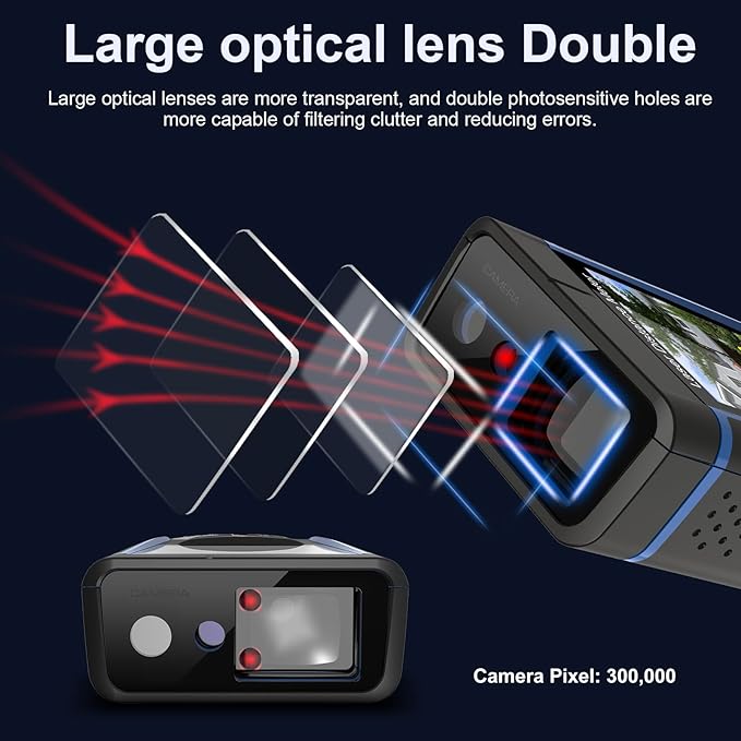 330ft Laser Distance Measuring Tool with Camera, Long Range Laser Meters with Tripod for Home Renovation, Interior Design, DIY Projects, Area, Volume & Distance Measurement