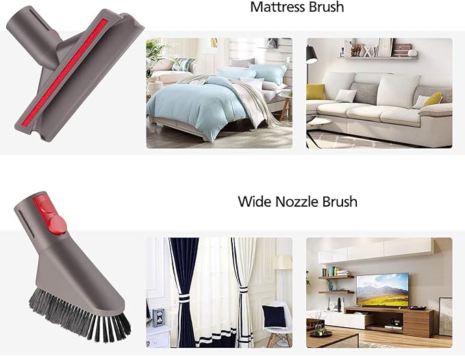 Attachment Kit for Dyson Gen 5 Gen5 V15 V12 V8 V11 V10 V7 Absolute Detect Cordless Stick Animal Outsize Cyclones Vacuum Cleaner Accessories Bundle Replacement Brush Tools