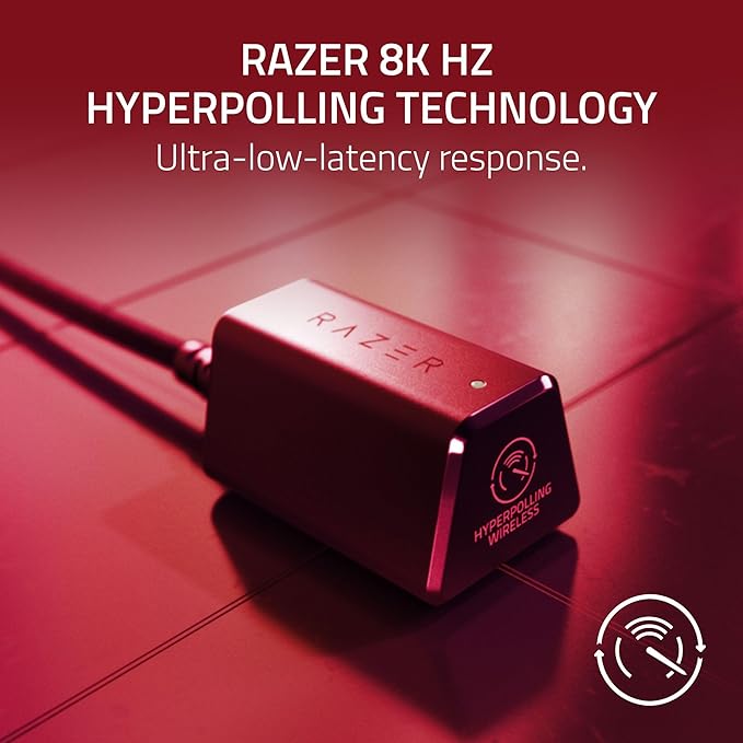 Razer Viper V3 Pro Wireless Esports Gaming Mouse: Symmetrical - 54g Lightweight - 8K Polling - 35K Optical Sensor - Gen3 Optical Switches - 8 Programmable Controls - 95 Hr Battery - Sentinels Edition