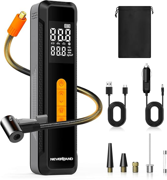 Neverland Tire Inflator Portable Air Compressor, 20000mah 150PSI Portable Tire Inflator for Car, Bicycles, Motocycles, Balls