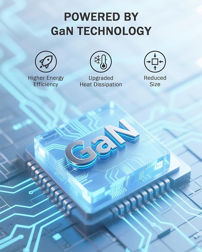 WeLink 67W USB C Charger, GaN PPS 3-Port Fast Compact Foldable USB C Charger Block for MacBook, iPad Pro, Galaxy S24, iPhone 16/15 and More