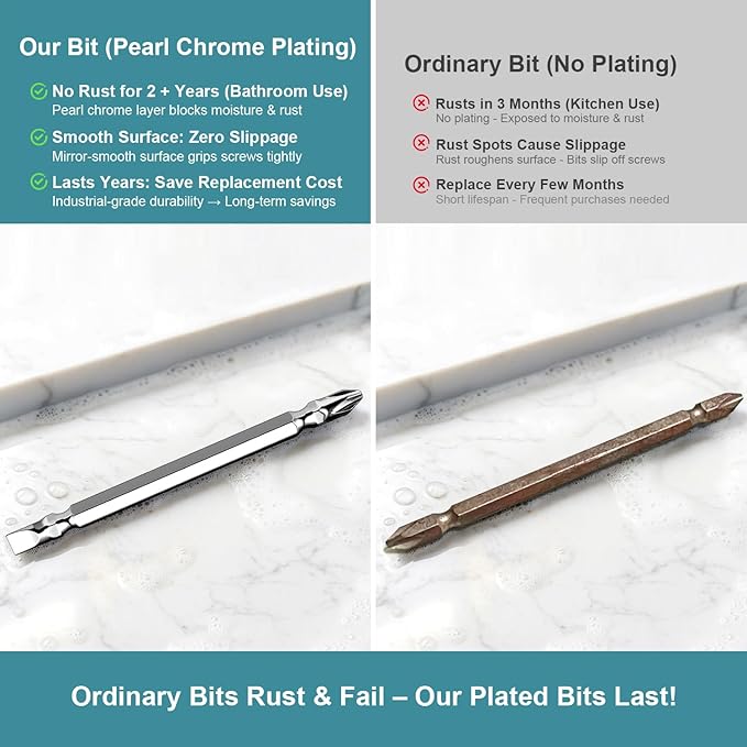 3.6V Cordless Electric Screwdriver - Manual & Automatic 2-in-1 with LED Light, 4.25'' Magnetic Rust-Proof S2 Bit for Furniture Assembly, Home DIY, Electronic Repair, 0.44lbs Lightweight (Black)