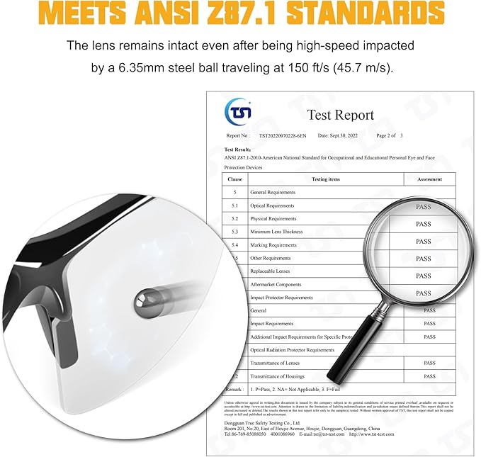 OXG 12 Pack Anti Fog Safety Glasses for Men, Impact Scratch Resistant Protective Eyewear ANSI Z87.1 Approved