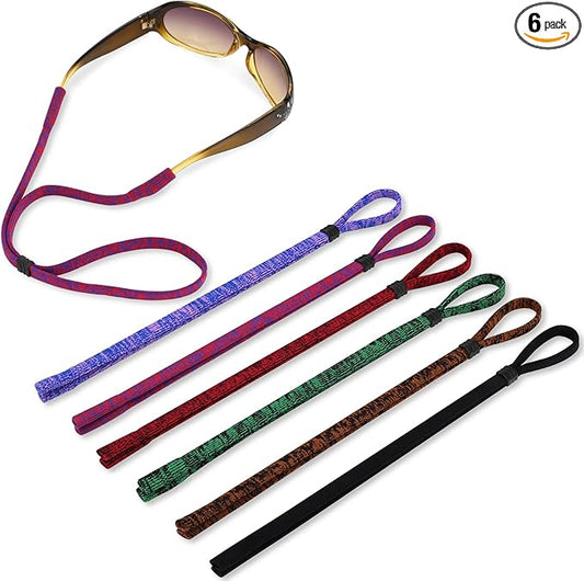 Eyeglass Holder Strap Strap for Glasses Adjustable Premium and reliable Materials Style Pack of 6