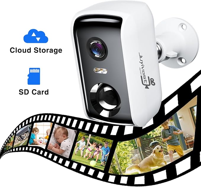 Security Cameras Wireless Outdoor,2K WiFi Cameras for Home Security,Battery Powered AI Motion Detection Surveillance Home Security Cam,Color Night Vision,2-Way Talk