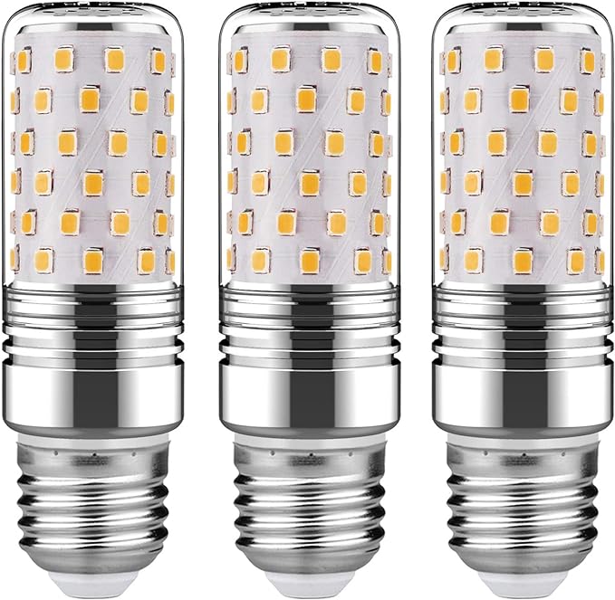 gezee 15W LED Cylindrical Bulb, 3000K(Warm White), E26 LED Light Bulbs 120 Watt Equivalent,1500lm, LED Chandelier Bulbs, Non-Dimmable LED Lamp(3-Pack)