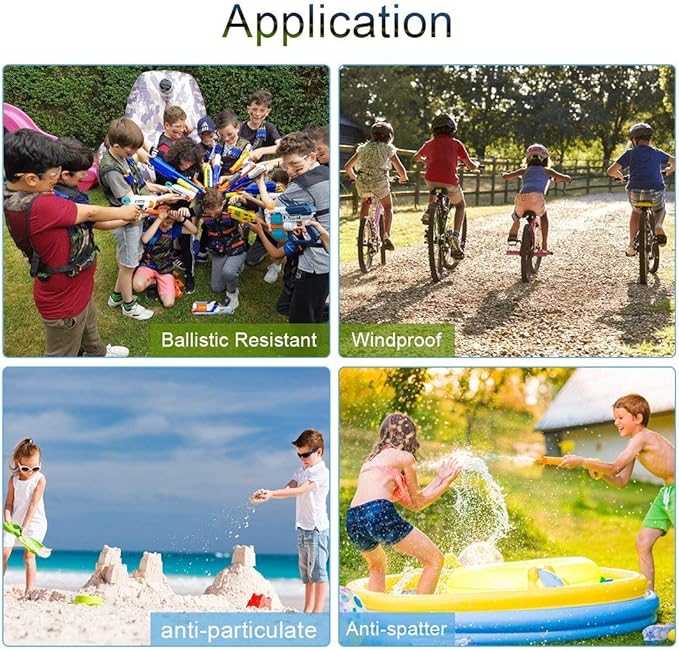 COMLZD Kids Safety Goggles, Safety Glasses For Kids, Kids Sports Goggles Science Lab Eye Protection Resistant Lens Anti-fog…