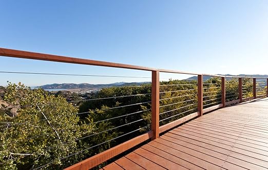 Cable Railing Stainless Steel Protector Sleeves for Wood and Composite Posts for 1/8", 5/32" or 3/16" Cables (Lot of 10)