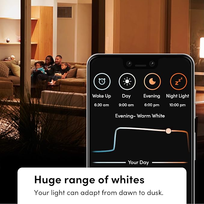LIFX color, A19 1100 lumens, Wi-Fi Smart LED Light Bulb, Billions of colors and Whites, No Bridge Required, Works with Alexa, Hey Google, HomeKit and Siri, Multicolor (4-Pack)