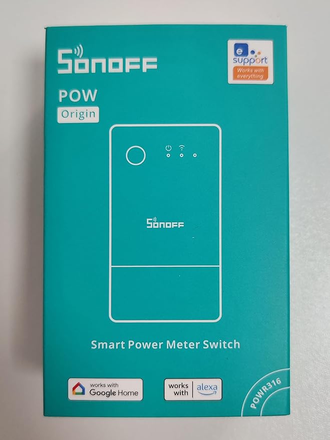 SONOFF POWR316 Origin 16A WiFi Smart Power Meter Switch,Universal DIY Module for Smart Home, Works with Amazon Alexa & Google Home