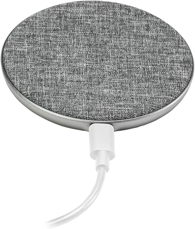 Ventev – 10W Qi Wireless Charging Pad for iPhone 16/16 Pro Max/15/15 Pro Max, AirPods Pro, Samsung Galaxy, Note 20 | Qi Certified Wireless Charger, iPhone Wireless Charger Fast Charging - Gray