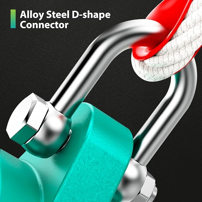 YJINGRUI 49ft/15m Self Retracting Lifeline, Heavy Duty 330lbs Retractable Safety Lanyard with Alloy Steel Hook & Aviation Wire Rope, Fall Arrest Fall Protection Device for Construction/Roof Work