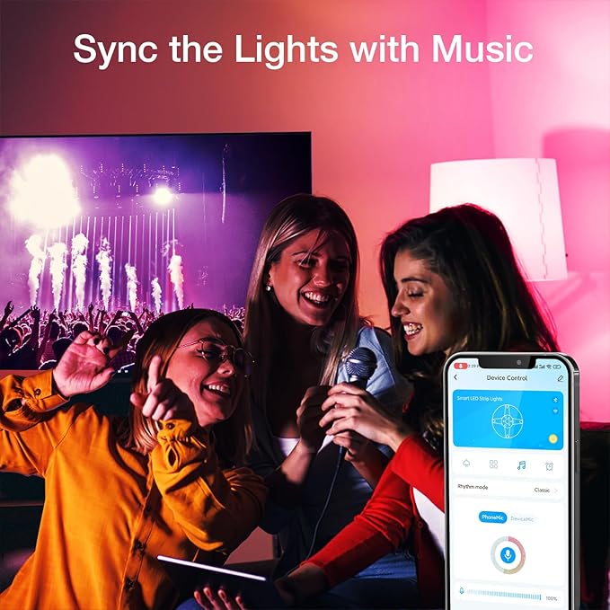 DAYBETTER 6 Pack Smart Light Bulbs, Color Changing Smart WiFi Light Bulbs, Compatible with Alexa & Google Home, 800 Lumen Dimmable A19 E26 Bulbs, No Hub Needed