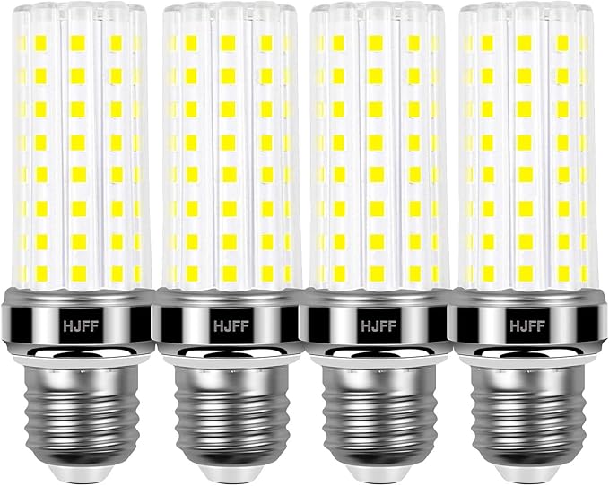 4pcs LED Light Bulb 200w Equivalent 2500 Lumen 6000K Cool Daylight White 20W E26/E27 Base Non-dimmable Ceiling Fan Led Light Bulb for Home Garage Warehouse Indoor Outdoor Led Corn Bulb