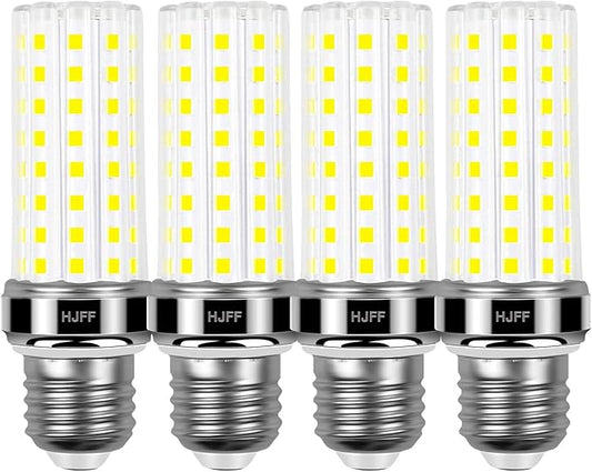 4pcs LED Light Bulb 200w Equivalent 2500 Lumen 6000K Cool Daylight White 20W E26/E27 Base Non-dimmable Ceiling Fan Led Light Bulb for Home Garage Warehouse Indoor Outdoor Led Corn Bulb