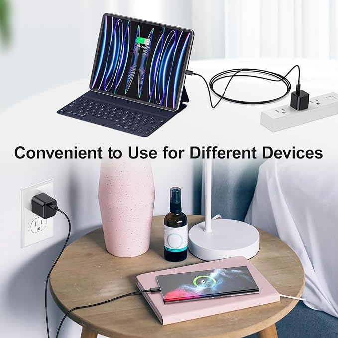 USB C Charger Cube, Agtray 2-Pack Mini Type C Fast Charging Blocks Phone Charger Box Wall Plug Travel Power Adapter Compatible for iPhone 16 15 14 13 12 11 Pro XR, Samsung Galaxy S25 S24 A16 A15 A14