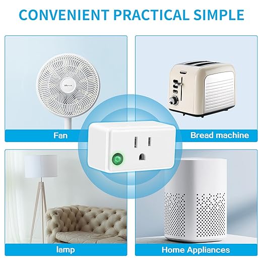 Wireless Remote Control Outlet Plug, Remote Light Switch Kit for Lights, Fans, Small Appliance, Long Range White (5 Outlets + 2 Remotes) 1800W/15A white black (RSL010R/RSL020T-B)