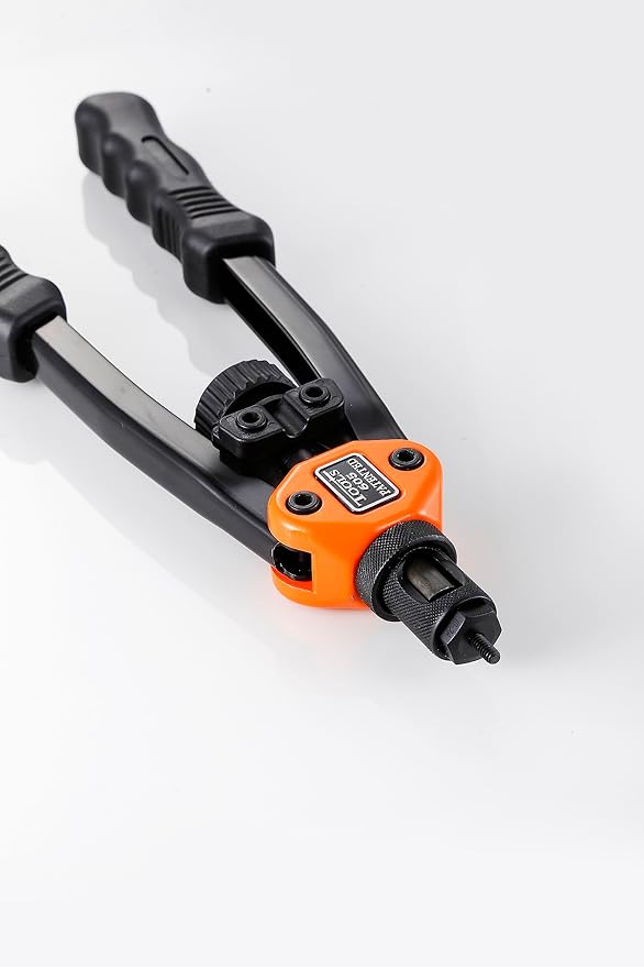 Rivet Nut Gun Professional Hand Tool Convenient Lightweight, with 4 SAE Mandrels 1 Wrench Tool