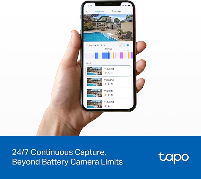 Tapo MagCam 4K Solar, 4K Ultra HD Outdoor Wireless Battery Camera w/Solar Panel – 24/7 Capture, Free Person/Vehicle Detection, Starlight Color Night Vision, Works w/Alexa & Google Home