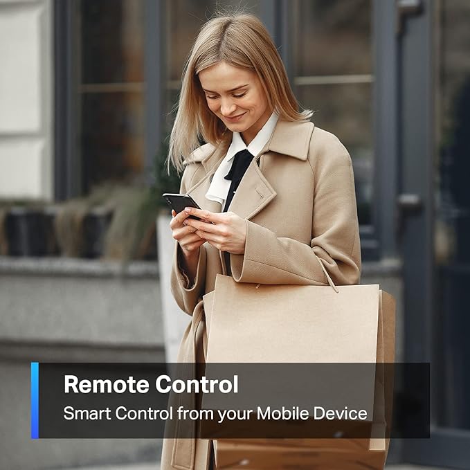 TP-Link Tapo Apple HomeKit Smart Plug Mini, Compact Design, 15A/1800W Max, Super Easy Setup, Works with Siri, Alexa & Google Home, UL Certified, 2.4G Wi-Fi Only, White, Tapo P125(4-Pack)