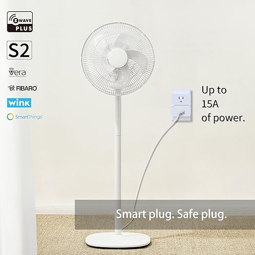 New One Z-Wave Plug 700 Series, Zwave Repeatert, Zwave Smart Plug Indoor, Z-Wave Hub Required, Compatible with Alexa, Google Assistant, SmartThings, Wink