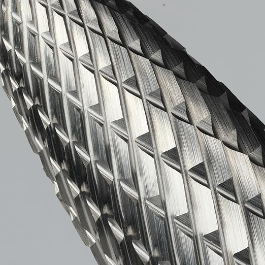 8Pcs Carbide Burr Set 1/4 Shank w/Clear Box Max Head Dia 12mm Die Grinder Bits Rotary Tools Attachment Kit Rasp Accessories Metal Wood Stone Steel Grinding Deburring Cutting Porting Carving