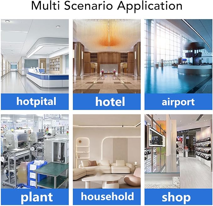 Touchscreen Thermostat, 90‑240V APP Control Digital Thermostat with LED Display for TUYA AC, Smart Home Thermostat for Programmable Period, Heat & Cooling Temperature Control