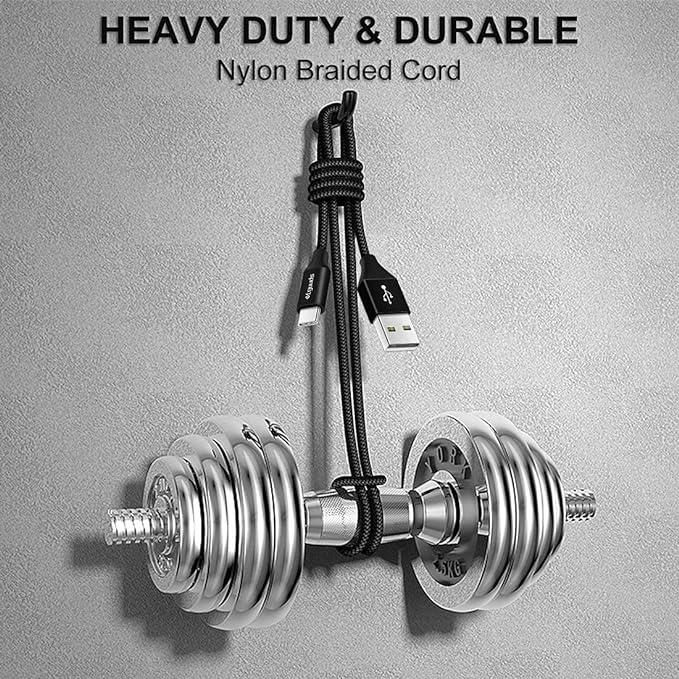 etguuds USB to USB C Cable 3.3ft, 2-Pack USB A to Type C Charger Cord Fast Charging for Samsung Galaxy A15 A25 A35 A55 A54, S24 S23 S22 S21 S20 S10 S10E, Note 20 10, Moto G, for iPhone 16 15, Black