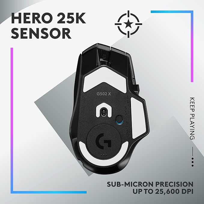 Logitech G502 X Plus Lightspeed Wireless Gaming Mouse + G733 Lightspeed Wireless Gaming Headset - Black