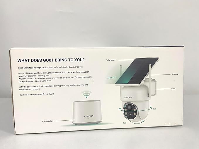 Security Cameras Wireless Outdoor Home System, 2 Camera Kit, No Subscription Fees, Solar Powered, Local Storage, 365-Day Battery Life, 360°PTZ Surveillance, Auto Tracking, 2K Color Night Vision