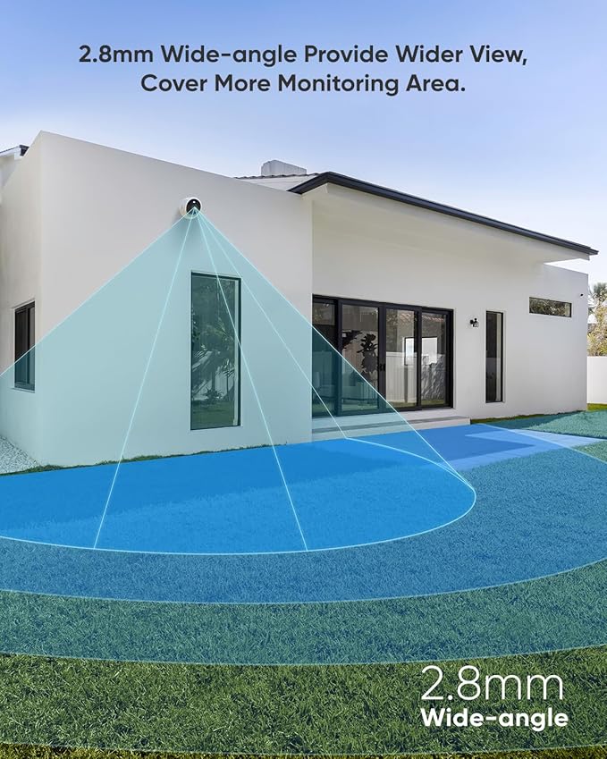 SANNCE 5MP PoE Security Camera System, 8CH 6MP Surveillance NVR with 4PCS 5MP HD Weatherproof Dome Cameras with H.265 Video Compression, Smart IR LED, APP Push Alert, Remote Access (NO HDD)