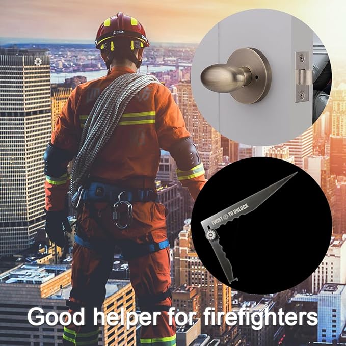 Latest Upgraded Foldable Firefighting Tools，Multi-functional Leverage Tool for First Responders and Firefighters, Easy Storage & Portability