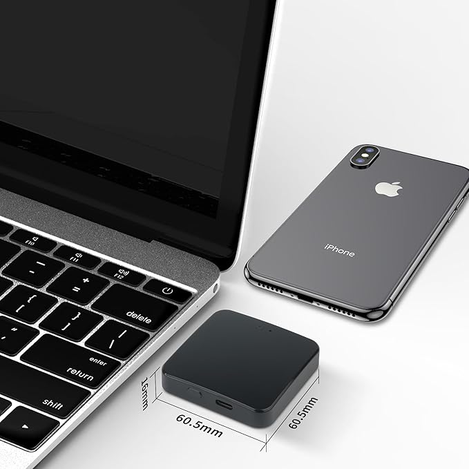 Smart Tuya Gateway,Tuya App Remote Control,Devices with Bluetooth Connectivity to Tuya-enabled Functions,Support Smart Key Box and Door Lock for Remote Unlocking (Black)