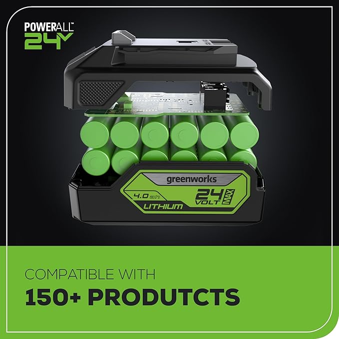 Greenworks 24V 7-1/4'' Circular Saw Brushless Cordless, with 4Ah Battery and 2A Charger