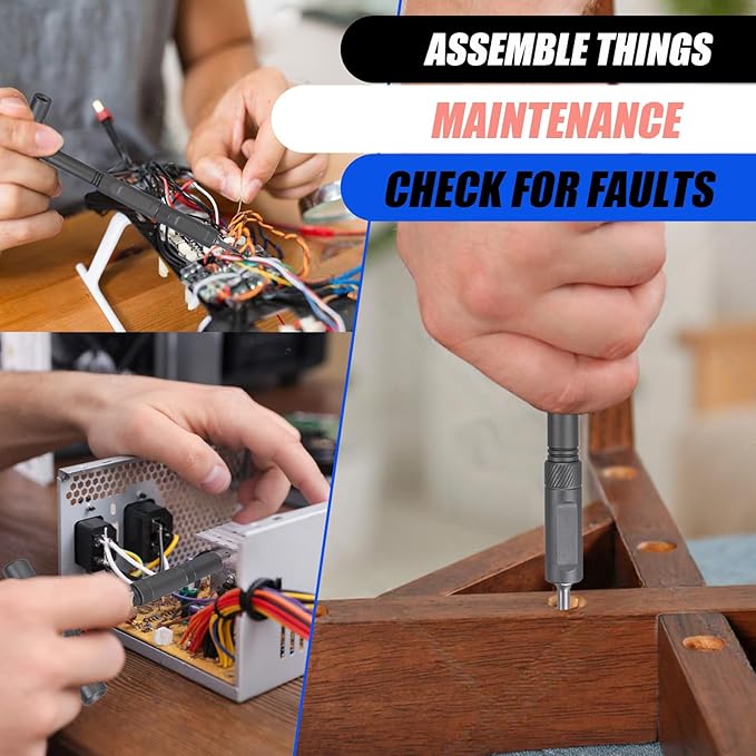 42 in 1 Magnetic Screwdriver Set, DIY Ratchet Screwdriver Set, Multi Bit Magnetic Drive with Ratchet Handle, Portable Compact Repair Tool Kit for Home, Electronics, Furniture, Computer, Bike Repairs