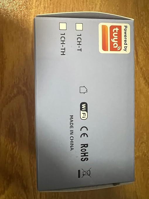 Tuya app 1 Channel WiFi Temperature Sensor Relay Switch,Dry Contac Compatible with Alexa Google Home