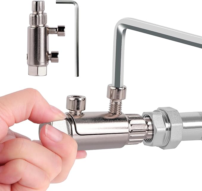 Broken Pipe Extractor Tool - Broken Faucet Removal Tool for 1/2", 3/4", 1" Pipes | Removes Rusted/Damaged Faucet Bolts & Pipe Threads (Silver)