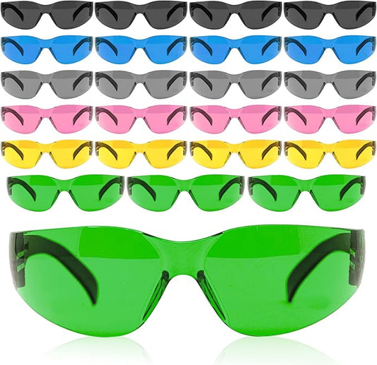 BISON LIFE Keystone Color Lens Safety Glasses | Anti Scratch | Impact Resistance | ANSI Z87.1 Standard | UV 400 Protection