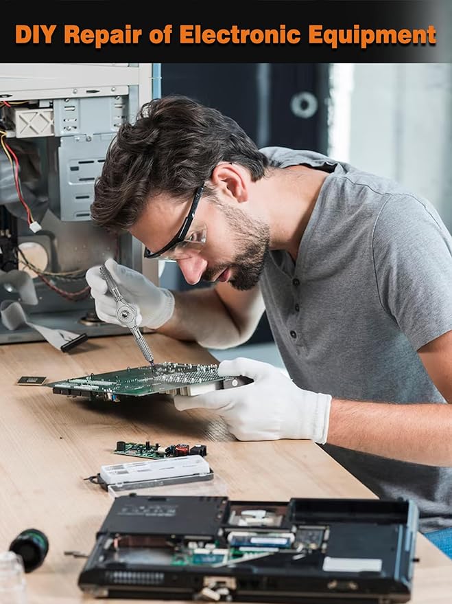 40 in 1 Magnetic Screwdriver Set with Multi Drive Bits, DIY Ratchet Screwdriver Set with Detachable Ratchet Handle, Portable Compact Repair Tool Kit for Electrical and Furniture Assembly